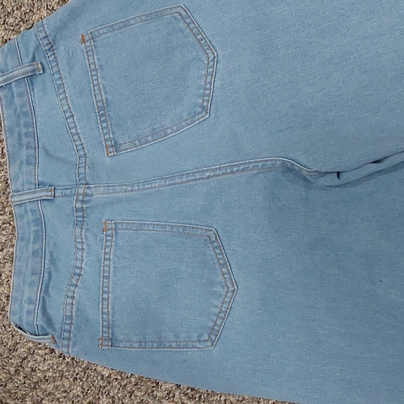 Shein EZwear Womens High Waisted Wide Boyfriend Jeans Smiley Face Small 4 - Picture 9 of 9